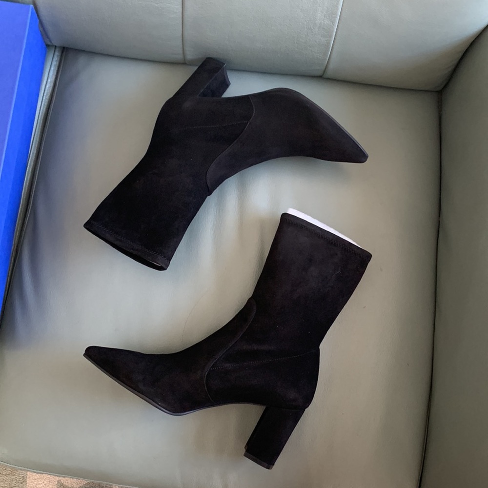 Stuart Weitzman® Landry 75  Suede  Bootie